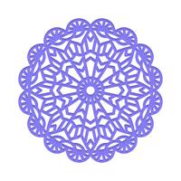 Mandala. Meditazione indiana del matrimonio. vettore