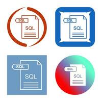 sql vettore icona