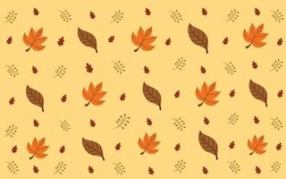 sfondo modello foglia d'autunno per copertine. vettore