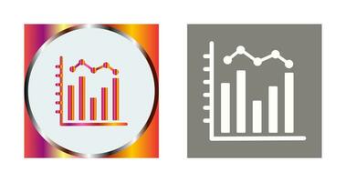 istogramma vettore icona