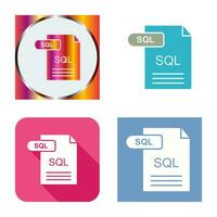 sql vettore icona