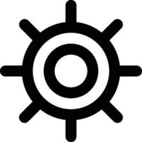 Ingranaggio ambientazione simbolo icona vettore Immagine. illustrazione di il industriale ruota mechine meccanismo design Immagine