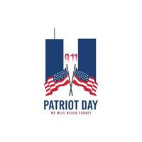 11 settembre patriot day negli usa vettore