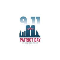 11 settembre patriot day negli usa vettore