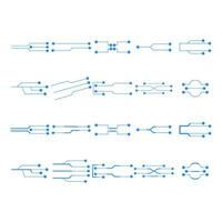 informatica Lunedi Rete elemento design. facile per modificare. vettore