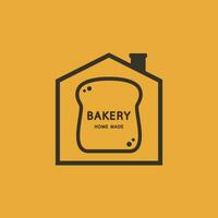 forno logo design. pane simbolo. pane logo design. vettore