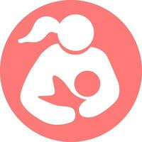 allattamento al seno l'allattamento al seno vettore icone