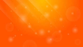 astratto vibrante sfondo arancione chiaro con effetto bokeh di particelle vettore
