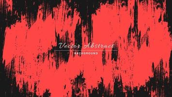 astratto caos vintage rosso grunge texture design in sfondo nero vettore