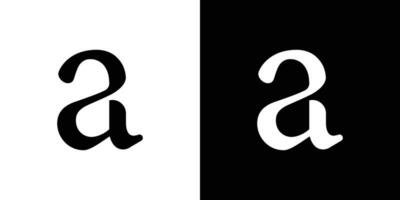 lettera un' monogramma vettore logo design