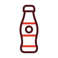 Coca Cola vettore di spessore linea Due colore icone per personale e commerciale uso.