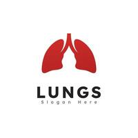 polmoni Salute logo icona vettore illustrazione design