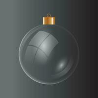 Natale ornamenti sfera. nuovo anni vacanza oggetti. vettore illustrazione