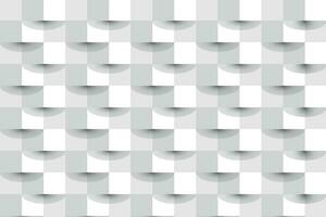 3d bianca colore astratto piazza geometrico forma a partire dal grigio cubi sfondo struttura. vettore