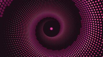 astratto spirale tratteggiata vortice forma viola colore sfondo. vettore