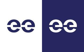 eee lettera logo design vettore