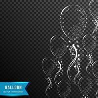 wireframe low poly a palloncino