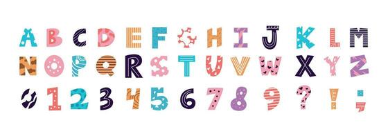 infantile alfabeto elemento vettore