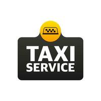 Taxi servizio, grande design per qualunque scopi. App logo concetto. opuscolo design modello, carta, bandiera vettore