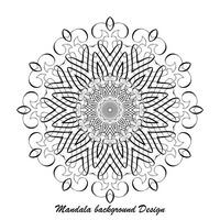 lusso ornamentale mandala sfondo design.round mandala isolato sfondi. arabesco modello Arabo islamico est stile sfondo. vettore design.