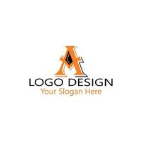 unico lusso minimo alfabeto lettera un' logo. minimalista inglese lettera un' logo elementi. professionale azienda logo. semplice un' logotipo. tipografia un' logo design elemento. vettore