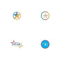 disegno dell'icona dell'illustrazione di vettore del logo della stella