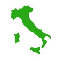 italiano carta geografica. italiano terra. vettore. vettore