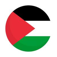 il giro palestinese bandiera icona. vettore. vettore
