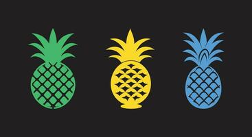 esotico agrume ananas stravaganza vettore