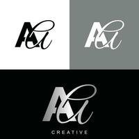 lusso lettera aa logo design modello iniziale, logo monogramma, logo azienda e icona attività commerciale, adatto per il tuo azienda vettore