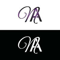 lettera un lusso moderno monogramma logo vettore disegno, logo iniziale vettore marchio elemento grafico illustrazione design modello