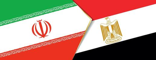 mi sono imbattuto e Egitto bandiere, Due vettore bandiere.