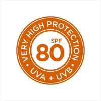 UV, protezione solare, altissimo SPF 80 vettore