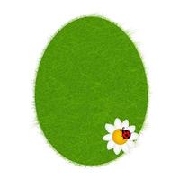 carta di uova di Pasqua con uova colorate. illustrazione vettoriale