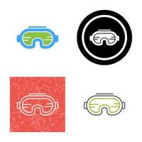 goggle vettore icona