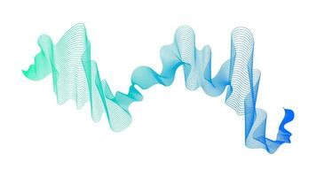 astratto fondale con onda pendenza Linee vettore