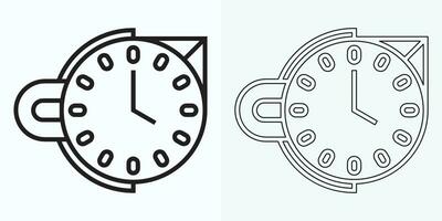 orologio icona illustrazione nel piatto stile. orologio viso vettore illustrazione su isolato sfondo. tempo allarme cartello attività commerciale concetto.