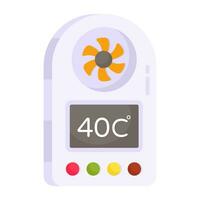 un' creativo design icona di termostato vettore