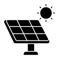 icona del design perfetto del pannello solare vettore