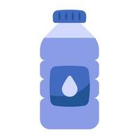 Perfetto design icona di acqua bottiglia vettore