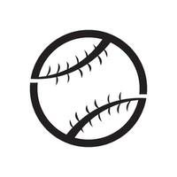 baseball logo icona design vettore