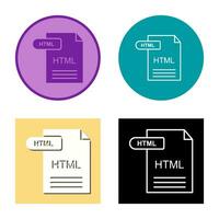 html vettore icona