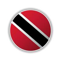 astratto cerchio trinidad e tobago bandiera icona vettore