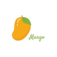 vettore Mango frutta logo modello. Mango icona nel piatto concetto.