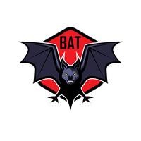 logo del pipistrello vettore