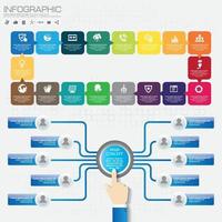 infografica design vettoriale e icone di marketing