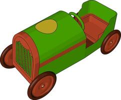un' veicolo giocattolo giocattolo vettore o colore illustrazione