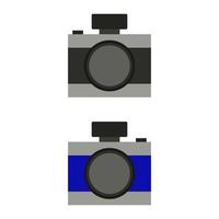 fotocamera illustrata su sfondo bianco vettore