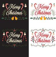 allegro Natale giorno design vettore