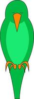 verde uccello vettore illustrazione
